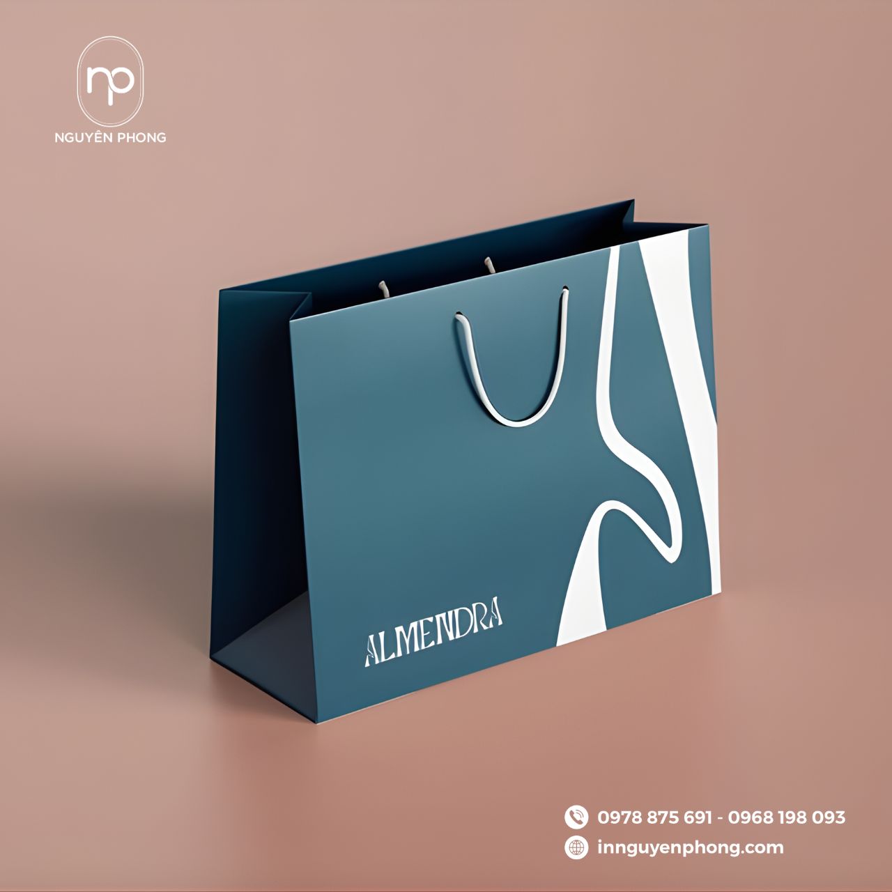 Mẫu túi giấy dành cho công ty du học, giáo dục